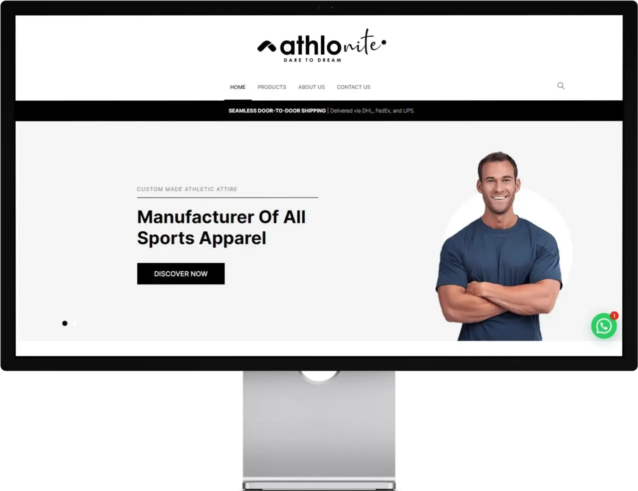 AthloNite website screenshot